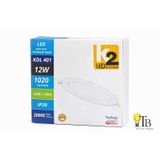 K2 Led Systems 12w Yuvarlak Sıva Altı Led Panel Gün Işığı Gün Işığı