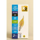 K2 Led Systems 4W Led Filament Ampul
