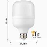 K2 Led T Ampul 60W 5400 Lümen