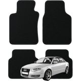 K2Carpet Audi A4 B7 Kasa (2004-2009) Özel Kesim Tam Uyumlu Lüx Oto Halı Paspas - Siyah