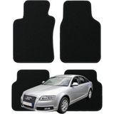 K2Carpet Audi A6 C6 Kasa (2003-2011) Özel Kesim Tam Uyumlu Lüx Oto Halı Paspas - Siyah