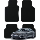 K2Carpet Audi A6 C8 Kasa (2018-2025) Özel Kesim Tam Uyumlu Lüx Oto Halı Paspas - Siyah