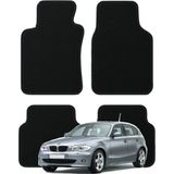 K2Carpet Bmw 1 Serisi E87 Kasa (2004-2013) Özel Kesim Tam Uyumlu Lüx Oto Halı Paspas - Siyah