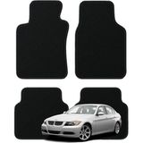 K2Carpet Bmw 3 Serisi E90 Kasa (2005-2012) Özel Kesim Tam Uyumlu Lüx Oto Halı Paspas - Siyah