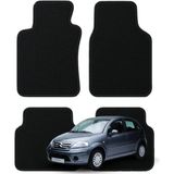 K2Carpet Citroen C3 1. Nesil (2002-2010) Özel Kesim Tam Uyumlu Lüx Oto Halı Paspas - Siyah