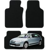 K2Carpet Citroen C4 1. Nesil (2004-2010) Özel Kesim Tam Uyumlu Lüx Oto Halı Paspas - Siyah