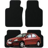 K2Carpet Dacia Logan 1. Nesil (2004-2012) Özel Kesim Tam Uyumlu Lüx Oto Halı Paspas - Siyah