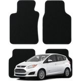 K2Carpet Ford C-Max 2. Nesil (2010-2019) Özel Kesim Tam Uyumlu Lüx Oto Halı Paspas - Siyah
