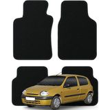 K2Carpet Renault Clio 2 (1998-2005) Özel Kesim Tam Uyumlu Lüx Oto Halı Paspas - Siyah