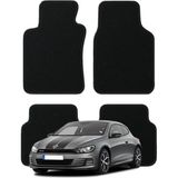 K2Carpet Volkswagen Scirocco Tam Uyumlu Özel Kesim Lüx Oto Halı Paspas Scirocco Paspas , Scirocco Halı Paspas - Siyah