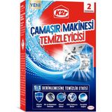 K2R Çamaşır Makinesi Temizleyicisi 2'li Derinlemesine Temizlik ve Hijyen Sağlar - 150 gr