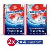 K2r Çamaşır Makinesi Temizleyicisi 75 gr 2'li Set Derinlemesine Temizlik Etkisi ile Hijyen Sağlar