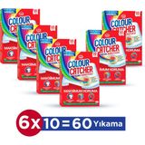 K2R Renk Koruyucu Mendil 10'lu X 6 Paket 60 Yıkama Maksimum Koruma Özelliği ile - 10 Yıkama