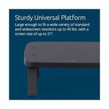 K52785WW Smartfit Monitör Standi, 18 kg Siyah - 1BW-Beyaz