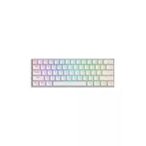 K530 Pro Draconic Türkçe Q 60% Kompakt Kablosuz - Bluetooth 2.4G Brown Switch Mekanik Beyaz Klavye