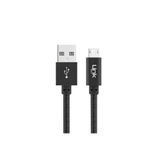 K542 Micro Usb Örgü Metal 30Cm Kısa Şarj Kablosu