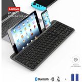 K550 Dual-Mode Kablosuz Klavye - Bluetooth + 2.4ghz, Entegre Tablet ve Telefon Standlı, Sessiz Tuşlar, Q Türkçe, Siyah - Option-1 - 00-Siyah - Beyaz