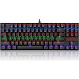 K552-KR Kumara Red Switch Rainbow Tkl Tr Q Mekanik Siyah Kablolu Gaming (Oyuncu) Klavye
