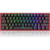 K616 Fizz Pro% 60 3 Modlu Kablolu, 2.4ghz Kablosuz, Bluetooth Mekanik Oyun Klavyesi, 61 Tuşlu Kompa