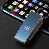 K67 Makaralı Bluetooth Kulaklık Yaka Askılıklı 2 Telefon Bağlanır 20 Dakikada Şarj Olur LCD Şarj Göstergesi (Siyah)