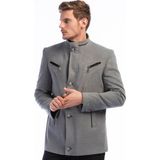 K7126 Dewberry Erkek Kaban-Gri-2 - L