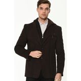 K7534 Dewberry Erkek Kaban-Kahve 1 - XL