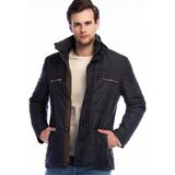 K8639 Dewberry Erkek Kaban-Lacivert-1 - 2XL