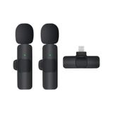 K9 Kablosuz Yaka Mikrofonu Lightning 2 Li Mini Mikrofon Youtube Tik Tok 2 Adet
