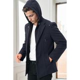 K9532 Dewberry Erkek Kaban-Lacivert - XL