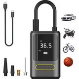 KA-760 Kablosuz Oto Araç Mini 4000MAH 150 Psı Işıklı Oto Hava Kompresörü - 1 Ay