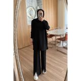 Ka Hijab Arlena Premium Rayon Tesettür Takım - Siyah