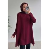 Ka Hijab Mira Merserize Tesettür Tunik - Bordo