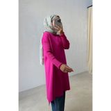 Ka Hijab Mira Merserize Tesettür Tunik - Fuşya