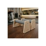 ka tasarım Ka Essentia Ahşap Push Up Bar Şınav Barı, Fitness Ürünü Kauçuk Kaplamalı