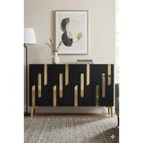 KA1229AG Ece Konsol ve Tv Sehpası Antrasit-Gold 120CM
