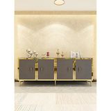 KA1801AG- Tuna Konsol , Tv Sehpası 180CM Antrasit-Gold - Antrasit - Altın