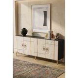 Ka1842atg Made Konsol Ve Tv Sehpası Antrasit-Traverten-Gold 180Cm