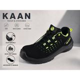 Kaan Ayakkabı Kaan Zevorx S1P Yazlık Iş Güvenliği Ayakkabısı - Siyah - Yeşil