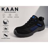 Kaan Ayakkabı Kaan Zevorx Spor S1P Yazlık Iş Güvenliği Ayakkabısı - Mavi - Siyah