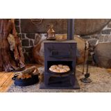 Kaan Kuzine Yüksek Fırınlı Tuğlalı Kömür Sobası Kalın Karadeniz Kuzinesi Isınma Pişirme Sobası