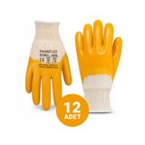 Kaanflex KF-999-Y Sarı Nitril Iş Eldiveni 12'li Paket 10/xl
