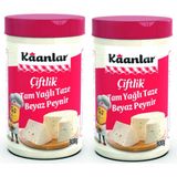 Kaanlar Tam Yağlı Beyaz Peynir 800 gr Çiftlik Menşeli Taze ve Lezzetli Ürün - 2 Adet