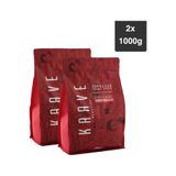 Kaave Roastery Crema Gusto Espresso Çekirdek Kahve 1 Kg x 2 Paket