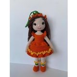 Kabak Çiçeği Bebek Amigurumi Organik Oyuncak