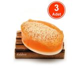 Kabak Lifli El Yapımı Doğal Ballı Keçi Sütü Sabunu 120 G x 3 Adet