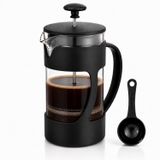 Kabakoz French Press 350ml Kahve Makinesi, Kaşık Dahil Pot, Filtre Kahve Bitki Çayı Ihlamur Kuşburnu Sürahisi, Çay Demleme Seti