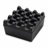 Kabakoz Paslanmaz Çelik Dumansız Küllük, Tamamı Metal İç Dış Mekan Kokusuz Oto Kül Tablası (Döküm Izgara)