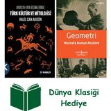 Kabalcı Yayınevi Avrasya Kaya Resimlerinde Türk Kültür ve Mitolojisi + Geometri + Dünya Klasiği Hediye - Hayır