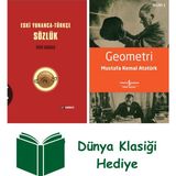 Kabalcı Yayınevi Eski Yunanca - Türkçe Sözlük (Ciltli) + Geometri + Dünya Klasiği Hediye - Hayır