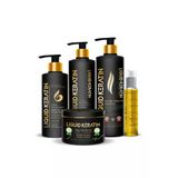 Kabaran Kuru Mat Sert Saçlar Için Keratin Bakım Seti (5'Lİ)